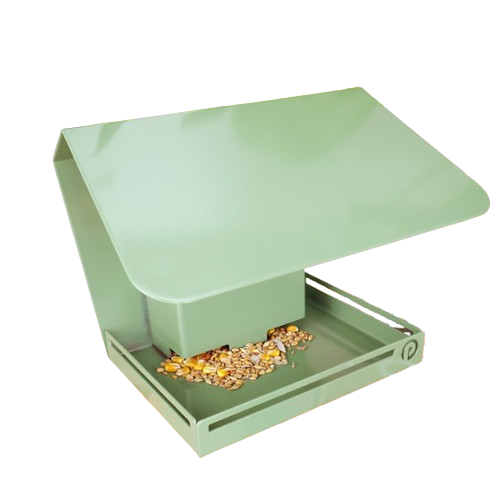 Mangeoire pour oiseaux en métal - Zozio