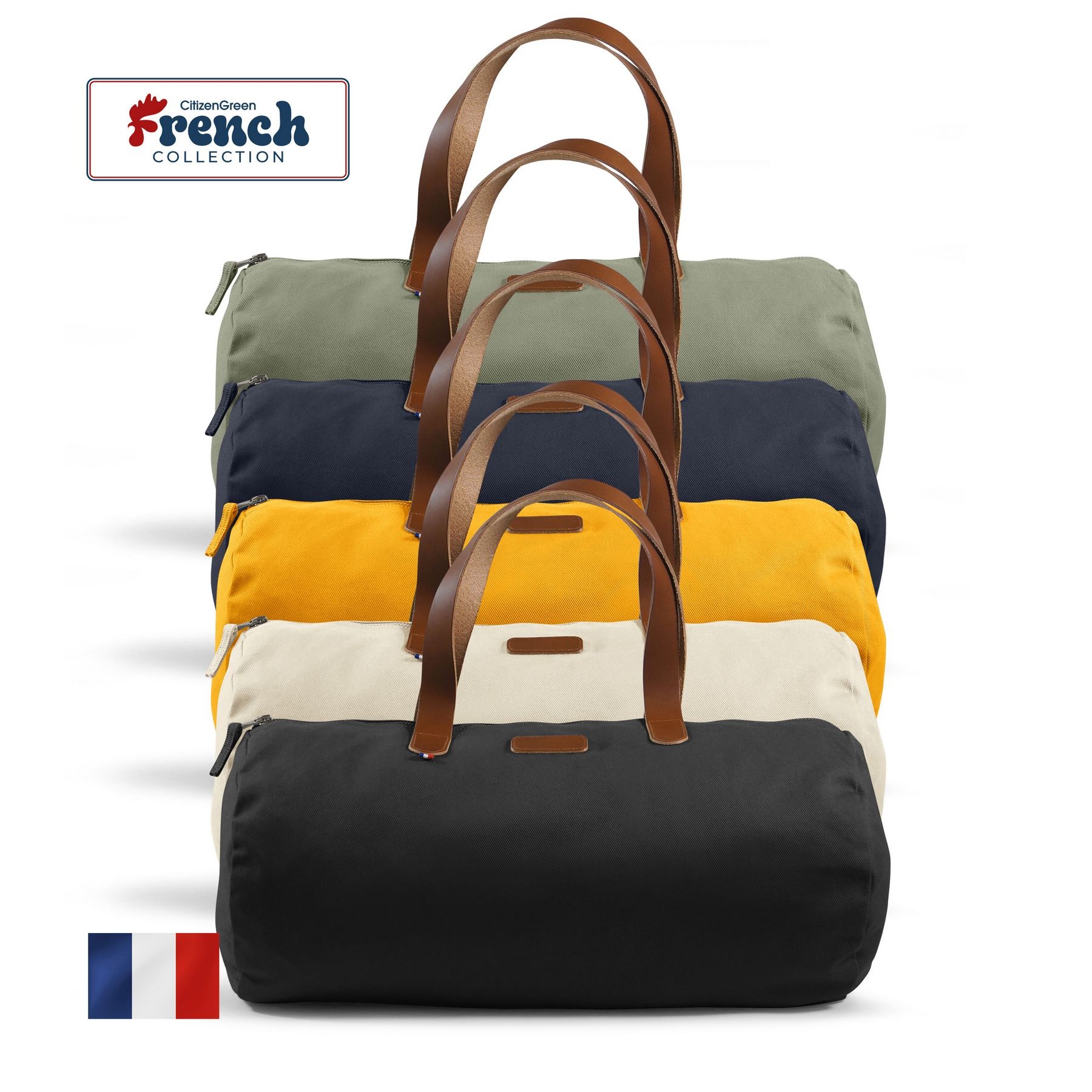 Sac polochon en coton bio made in France - 5