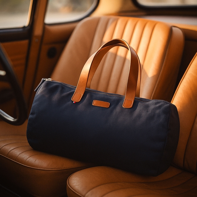 Sac polochon en coton bio made in France - 7