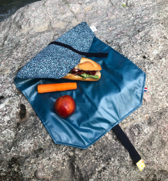 Roule sandwich en coton et toile cirée  -