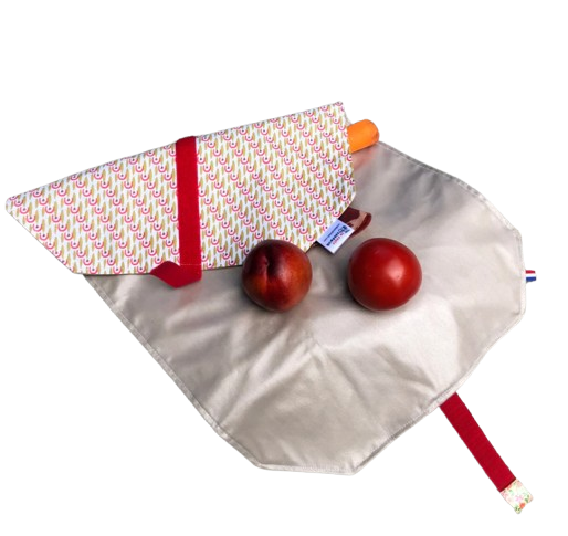 Roule sandwich en coton et toile cirée 