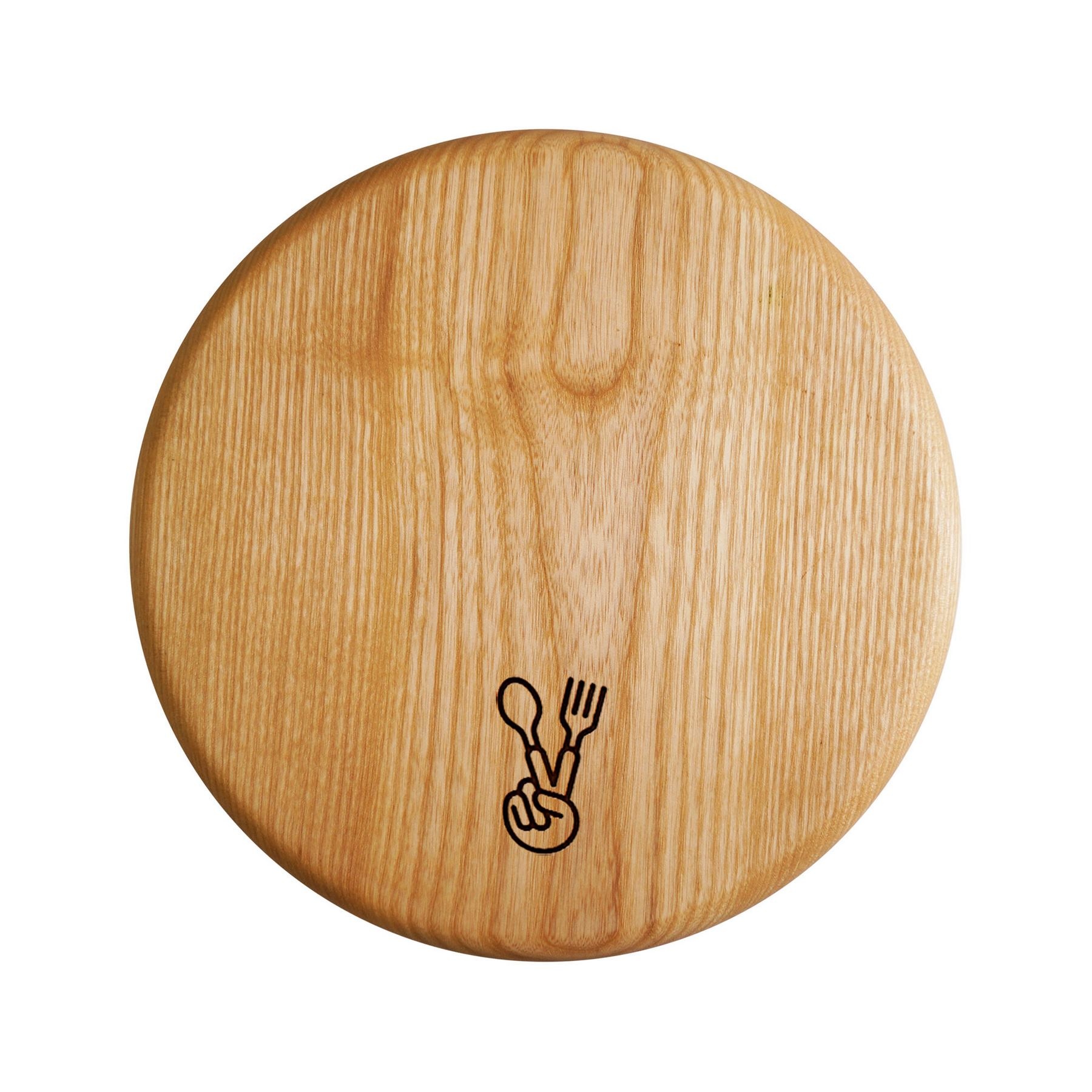 Planche en bois d'acacia ronde - 2