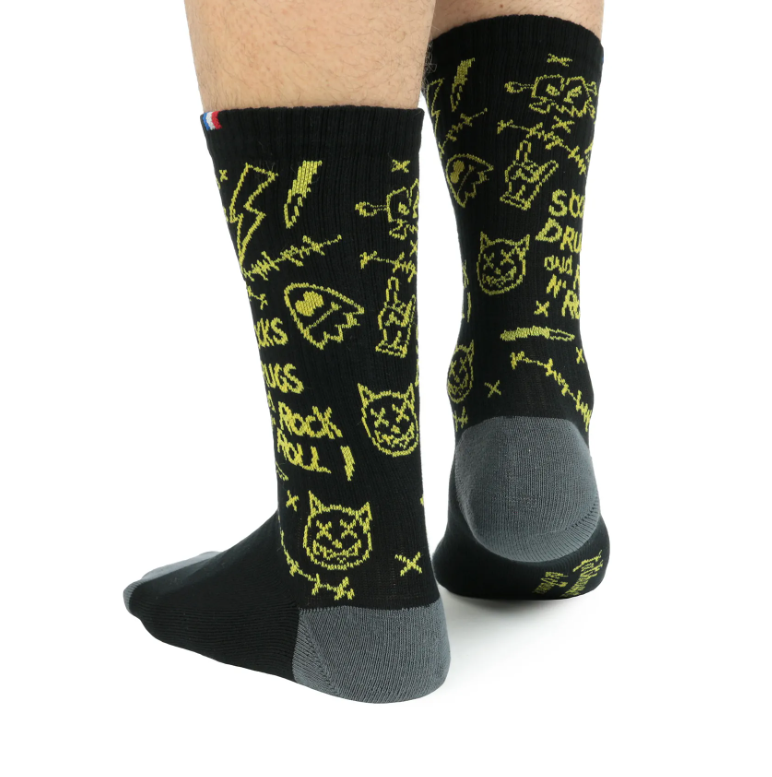 Chaussettes de tennis unisexe Made in France - Graffiti - 9