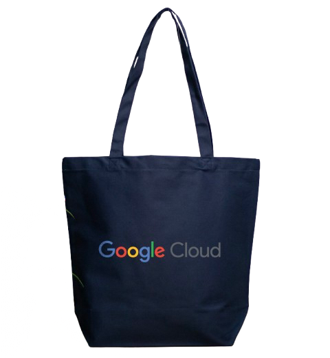 Cabas bleu marine Cécile L Made in France en coton bio et recyclé  