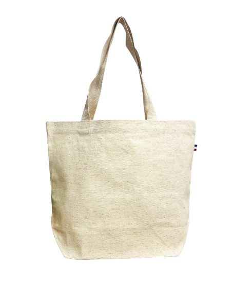 Cabas en coton et chanvre Origine France garantie - Valerie XL