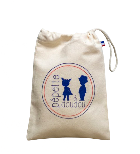 Pochon S naturel en coton bio et recyclé Origine France Garantie - Audrey