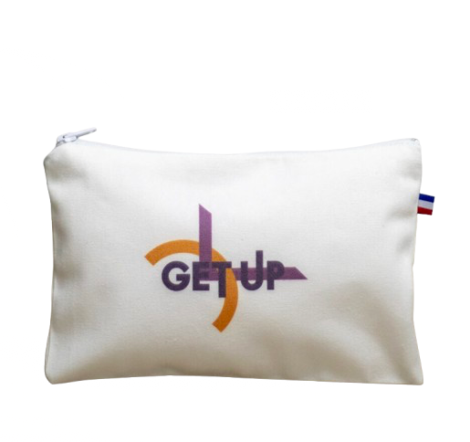 Trousse S blanc en coton bio et recyclé Origine France Garantie - Sylvie