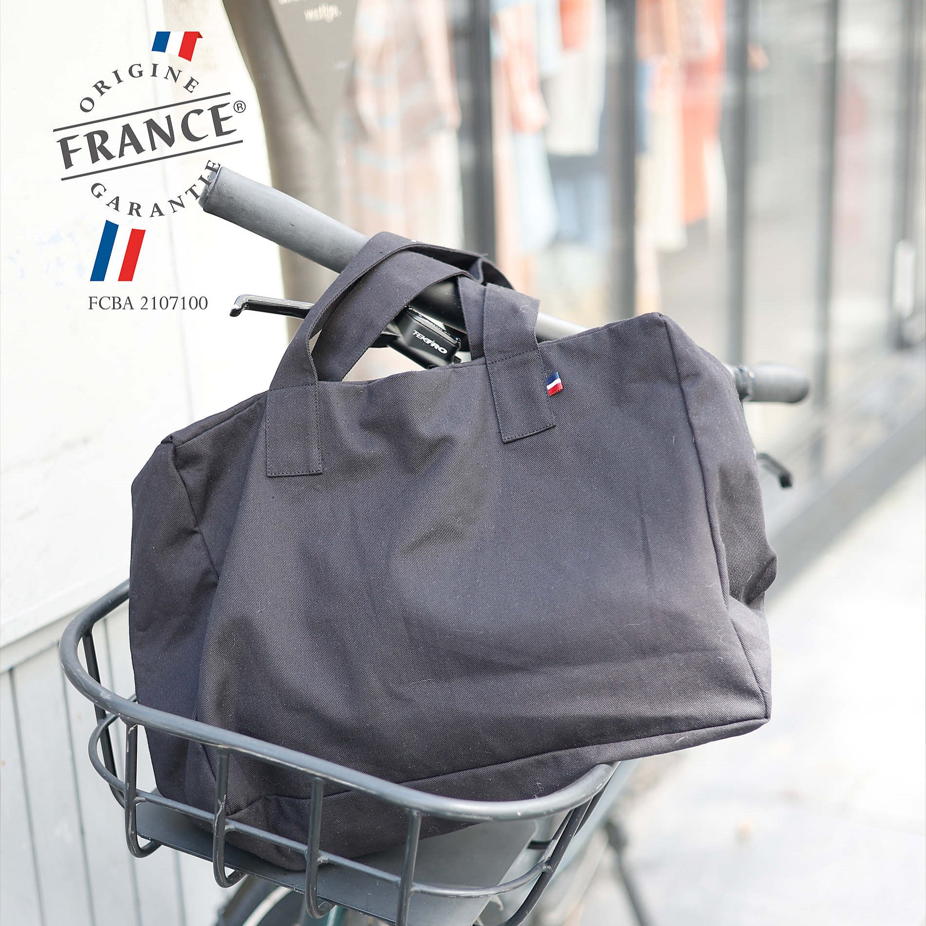 Sac weekend en coton recyclé - Felix  - 6