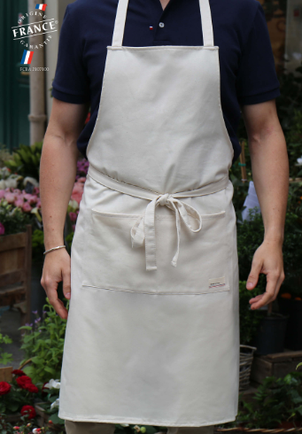 Tablier long en coton recyclé - Tanguy - 4