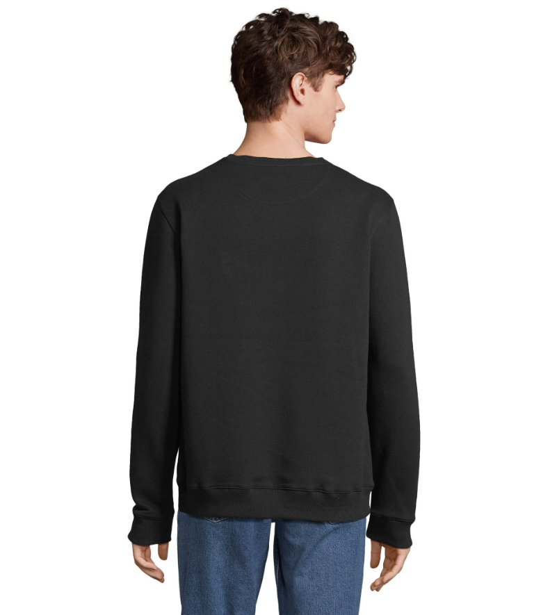 Sweat-shirt col rond en coton bio - Alix -