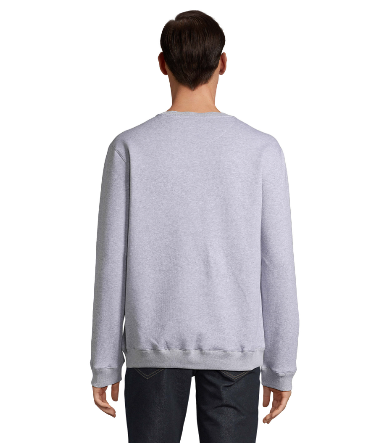 Sweat-shirt col rond en coton bio - Alix -