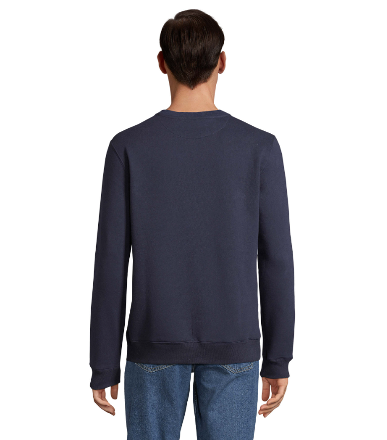 Sweat-shirt col rond en coton bio - Alix -