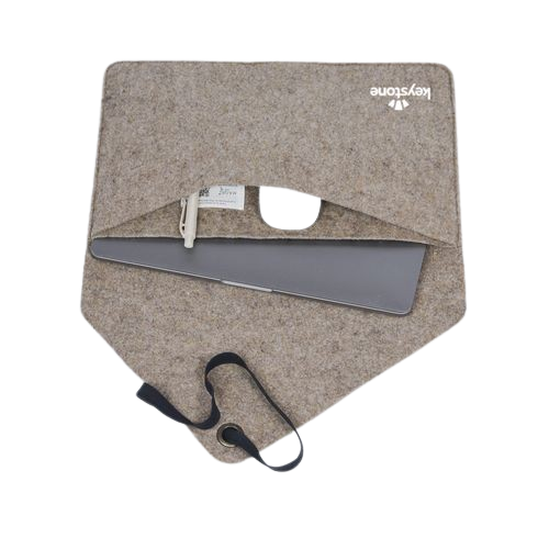 Housse ordinateur portable de 14 pouces en feutre de laine recyclé - 5