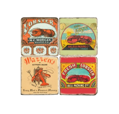 Dessous de verre en marbre