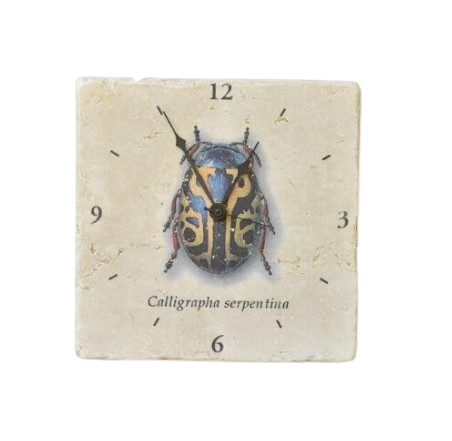 Horloge en marbre personnalisable