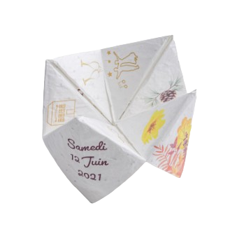 Cocotte en papier - jeu de sensibilisation à planter