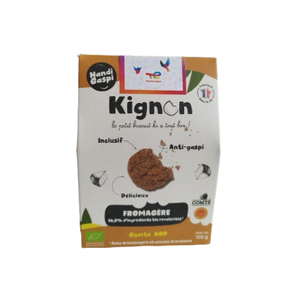 Biscuits salés biologiques et anti-gaspi 100g