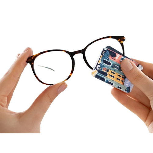 Essuie-lunettes pliable de poche