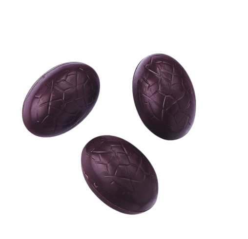 Boîte de 6 oeufs lait ou noir fourrés au praliné - 3