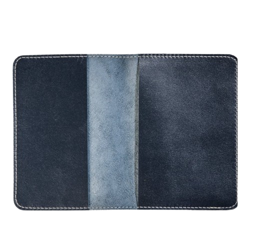 Etui de carte grise et passeport en cuir upcyclé sur mesure - 2