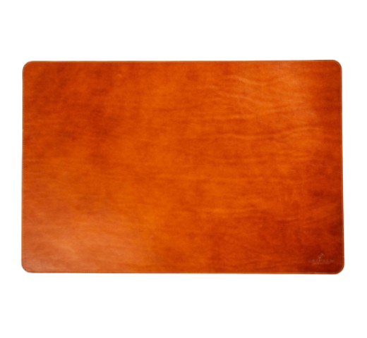 Sous-main en cuir upcyclé sur mesure 