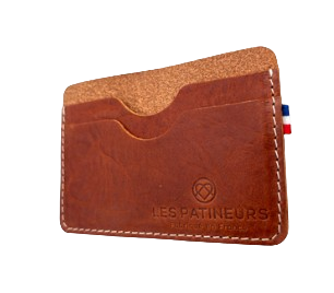 Porte-cartes 1 ou 2 poches en bâche upcyclée sur mesure - 2