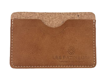 Porte-cartes 1 ou 2 poches en bâche upcyclée sur mesure - 4