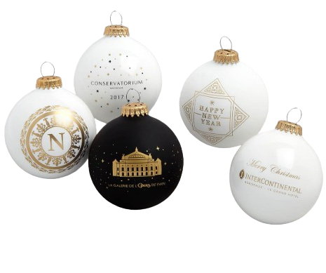 Boule de noël en verre 100% personnalisable - 4
