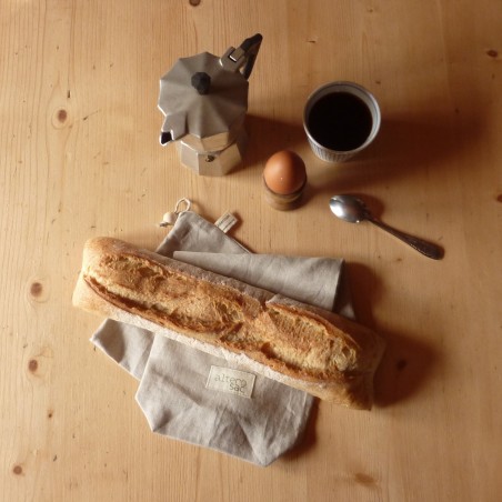 Sac à baguette en lin bio - 3