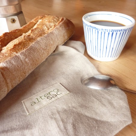 Sac à baguette en lin bio - 5