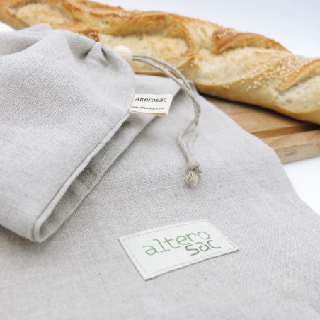 Sac à baguette en lin bio - 2