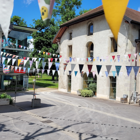 Fanions en coton upcyclé (au mètre) - 2
