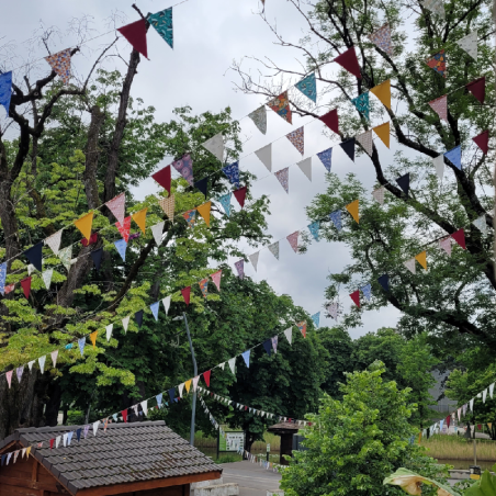 Fanions en coton upcyclé (au mètre) - 3