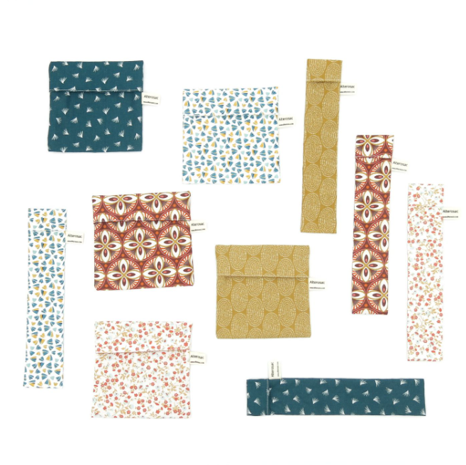 Kit voyage : pochettes pour brosse à dents et savon - 6