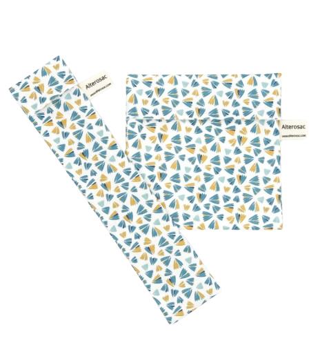 Kit voyage : pochettes pour brosse à dents et savon