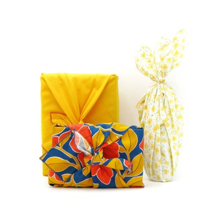 Furoshiki upcyclé - Emballages cadeaux personnalisés 