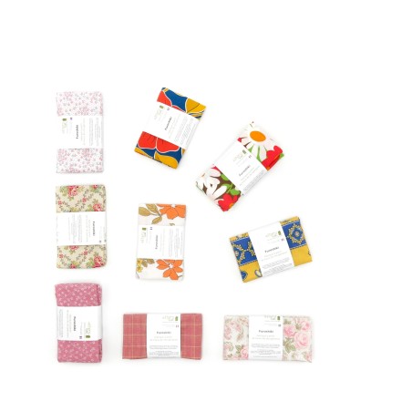 Furoshiki upcyclé - Emballages cadeaux personnalisés  - 4