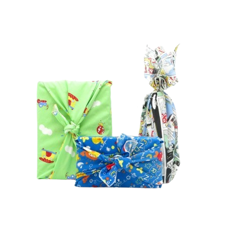 Furoshiki upcyclé - Emballages cadeaux personnalisés  - 1