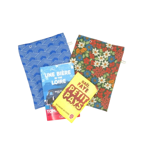 Pochette à livre en coton