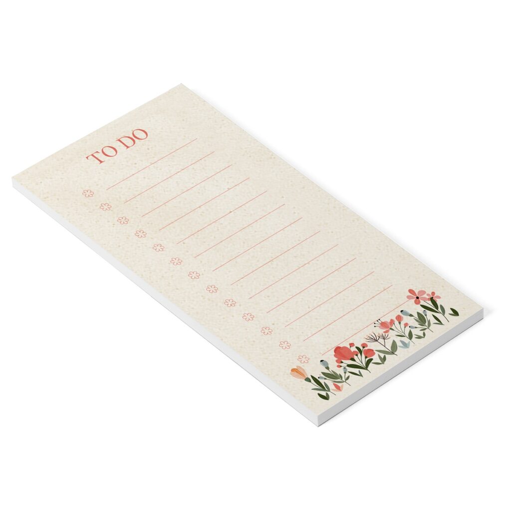 To do list en papier ensemencé à planter  - 4