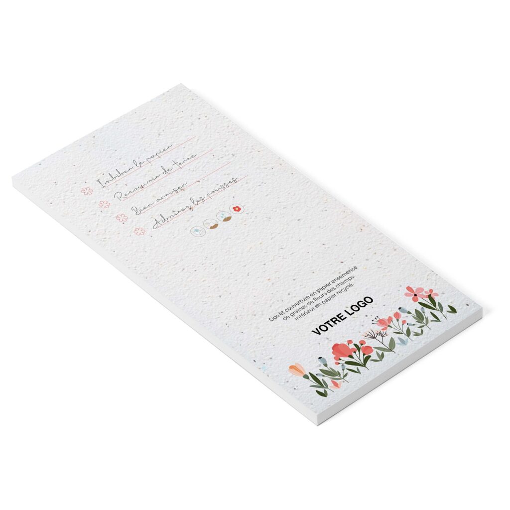 To do list en papier ensemencé à planter  - 2