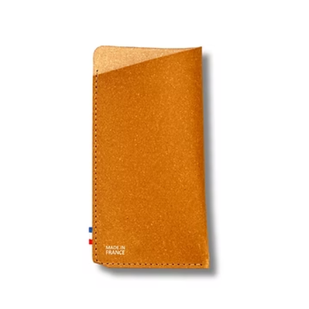 Etui à lunettes en cuir recyclé made in France