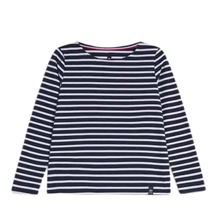 Marinière en coton manches longues femme - Proamar