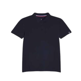 Polo en coton noir/blanc pour femme - Proamon