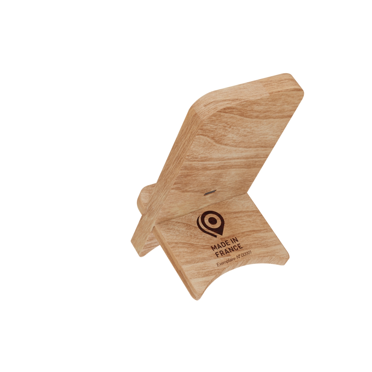 Support induction 10W en bois de chêne français - 2