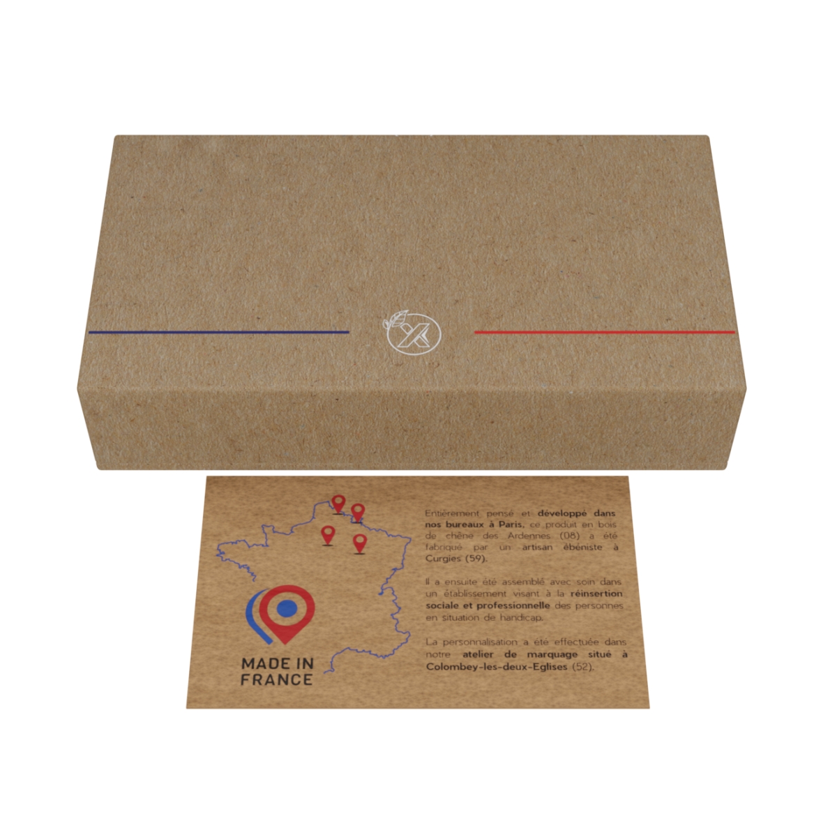 Support induction 10W en bois de chêne français - 7