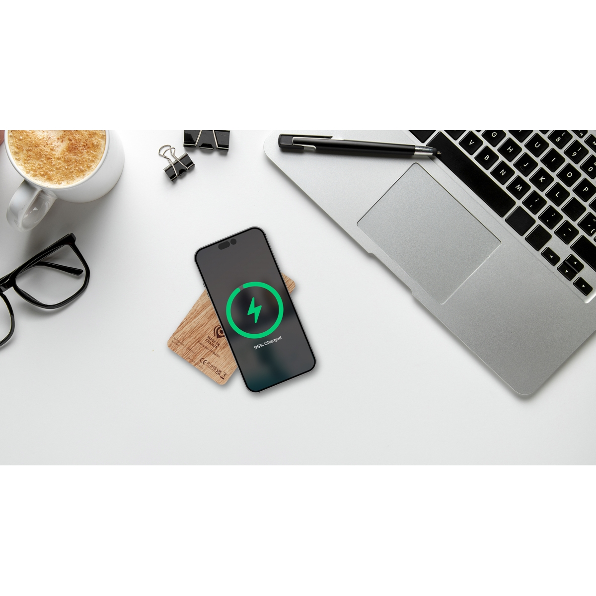 PowerBank 5000 mAh en bois de chêne français - 4