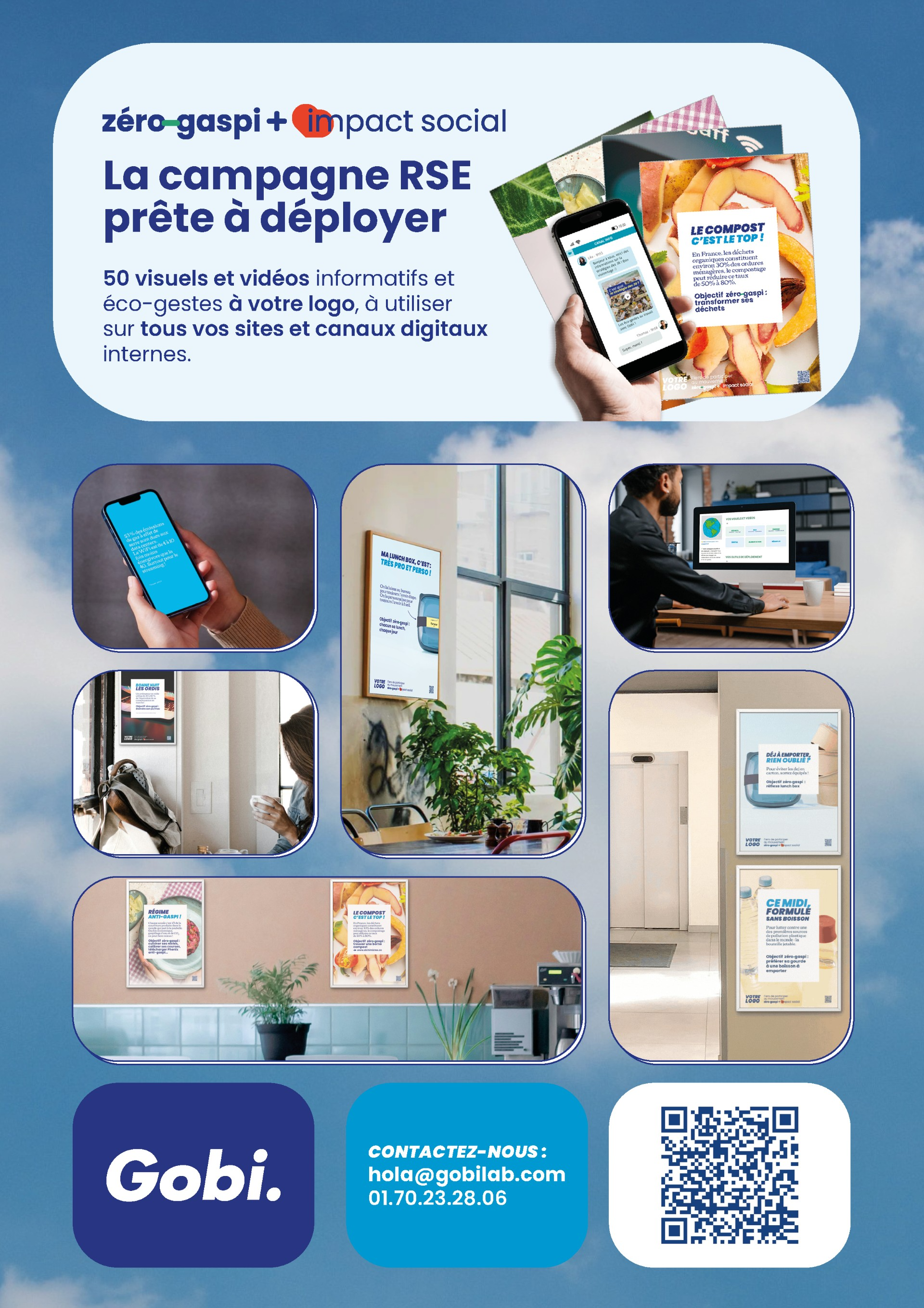 Zéro-gaspi, la campagne RSE clef en main