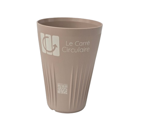 Eco cup réutilisable en matière biosourcée 