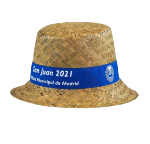 Chapeau en paille dorée